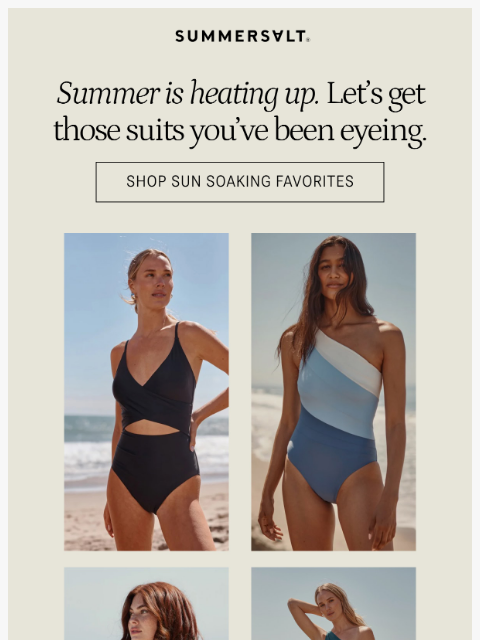 summersalt newsletter: Summer's Far From Over 💛