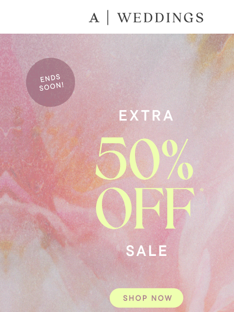 anthropologie newsletter: Extra 50% off sale ends soon!