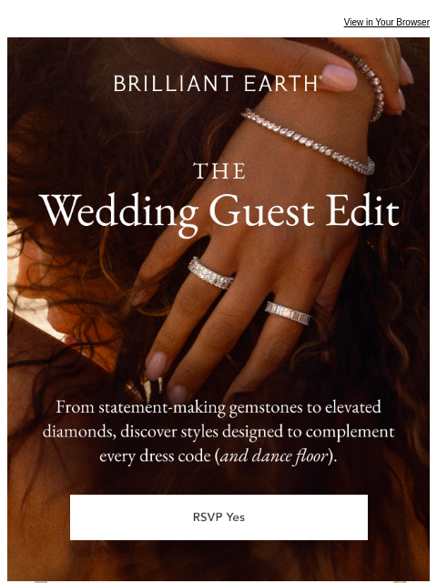 brilliantearth newsletter: And the best-dressed guest award goes to...