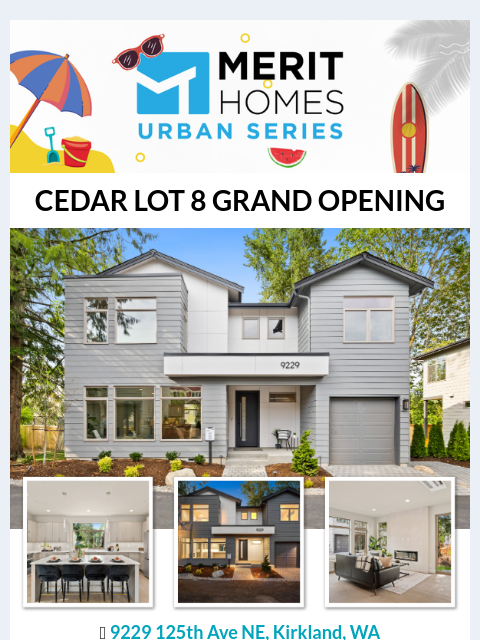 Explore 2 MODEL HOMES at our Cedar community this weekend. Open house hours are 1PM - 4PM. Cedar Lot 7 is NOW PENDING! Summer 2024 Header Image-1 CEDAR LOT 8 GRAND OPENING CEDAR LOT 8 NOW SELLING 📍