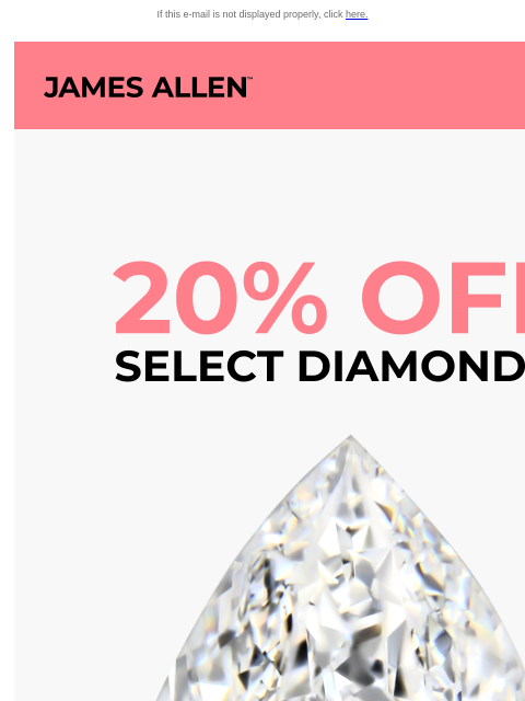 jamesallen newsletter: Dream Big & Get More Carats