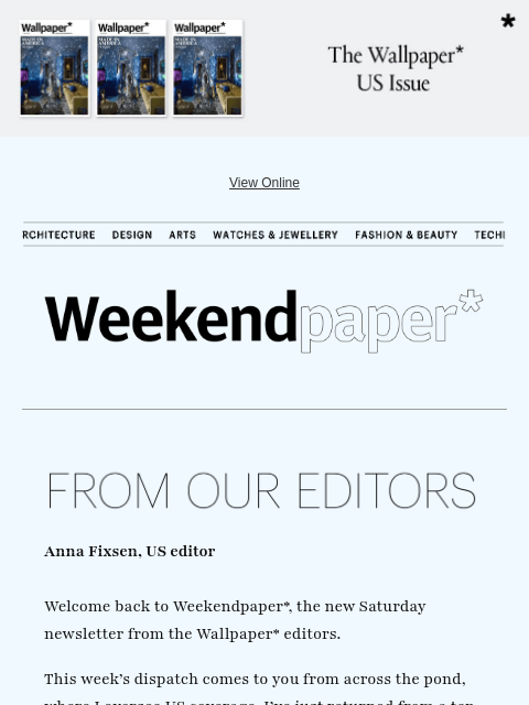 futureplc newsletter: Weekendpaper* | Future of African Design | A Tokyo...