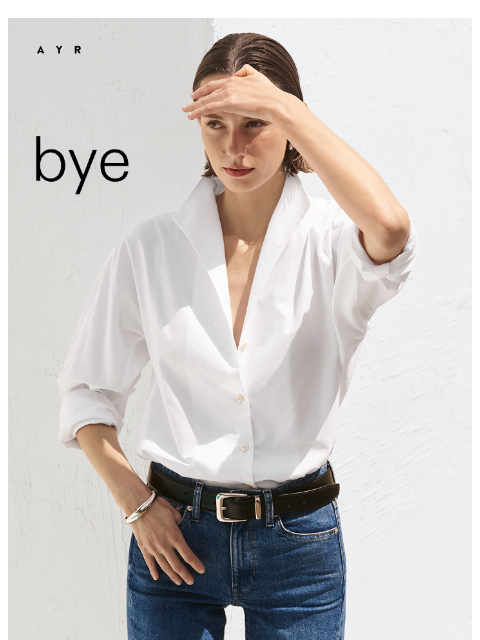 ayr newsletter: summer’s most-worn shirt