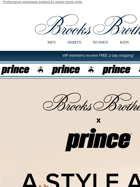 brooksbrothers newsletter: Brooks Brothers X Prince: A winning collab
