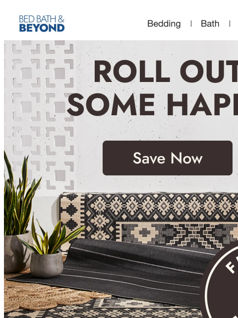 bedbathandbeyond newsletter: Friday Faves: Rugs ✨