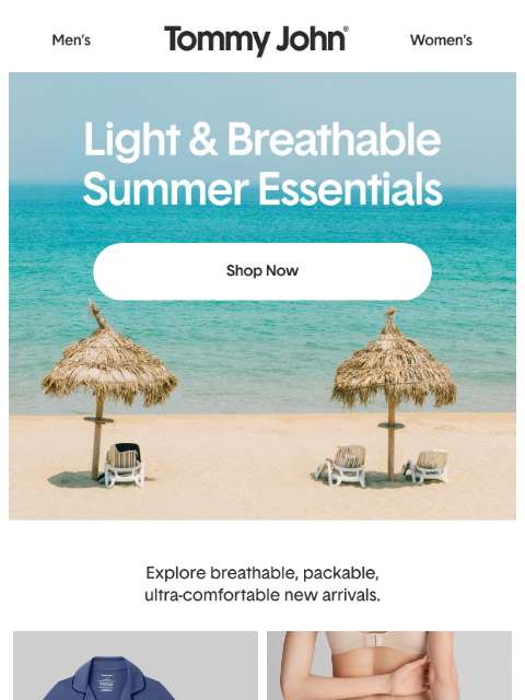 tommyjohn newsletter: Going Somewhere? ✈️