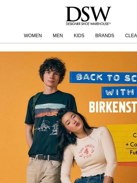 dsw newsletter: VIPs get FREE shipping on Birkenstock? 👀