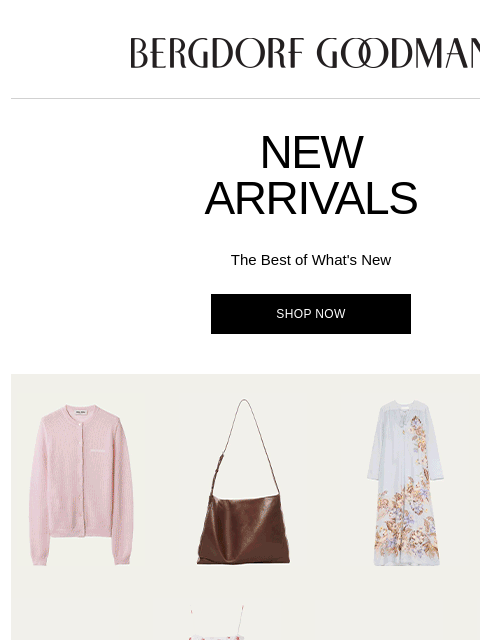 bergdorfgoodman newsletter: Newness Report: This Just In