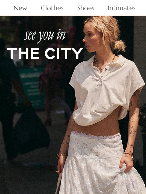 freepeople newsletter: City-ready and sure to turn heads 😌
