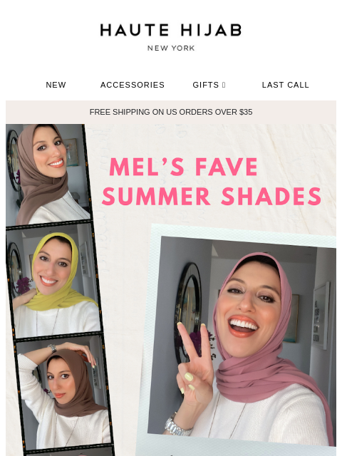 hautehijab newsletter: 🍋 Melanie's fave summer shades