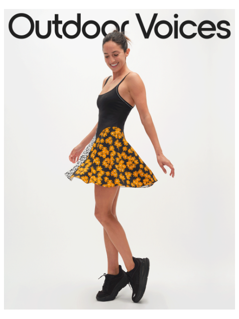 outdoorvoices newsletter: BEST OF THE BEST: DRESSES​