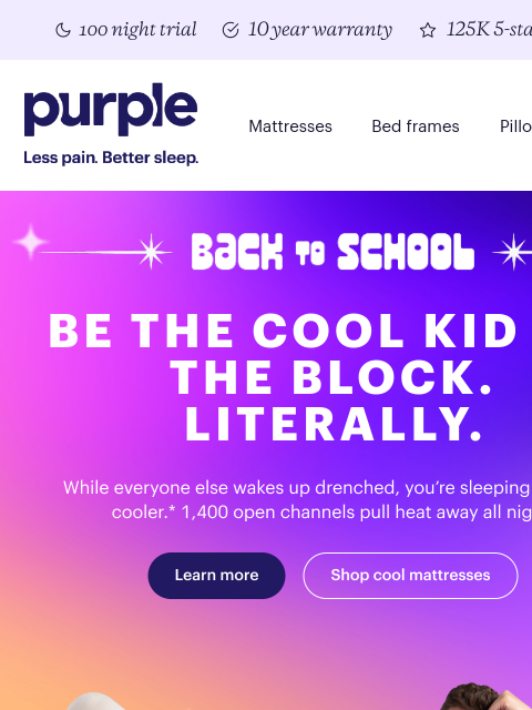 purple newsletter: How to be the cool kid