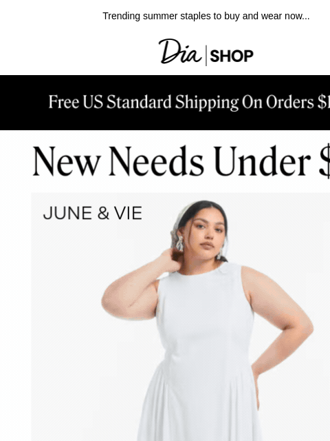 dia newsletter: Need-Now Picks Under $60