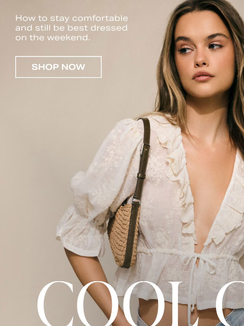revolve newsletter: What Cool Girls Are Wearing This Weekend