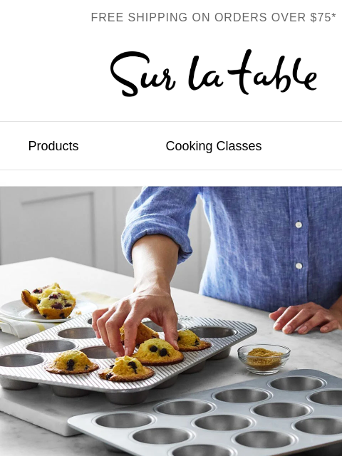 surlatable newsletter: Ends soon: Save up to 20% on bakeware