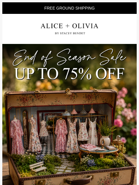 aliceandolivia newsletter: 75% Off RSVP-Ready Styles