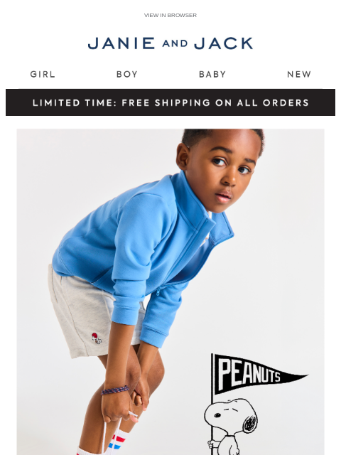 janieandjack newsletter: Team up with Snoopy and friends