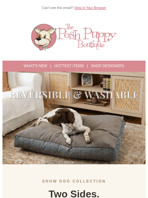 poshpuppyboutique newsletter: Meet the Slumber Spot: One Bed, Two Sides of Luxur...