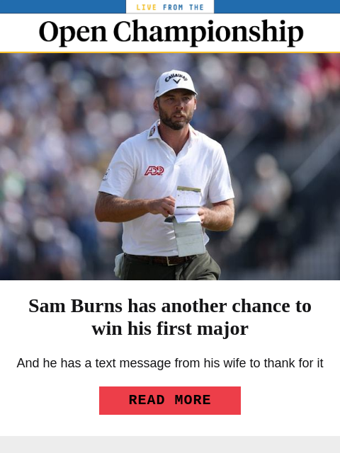 golfdigest newsletter: The record payout at Birkdale