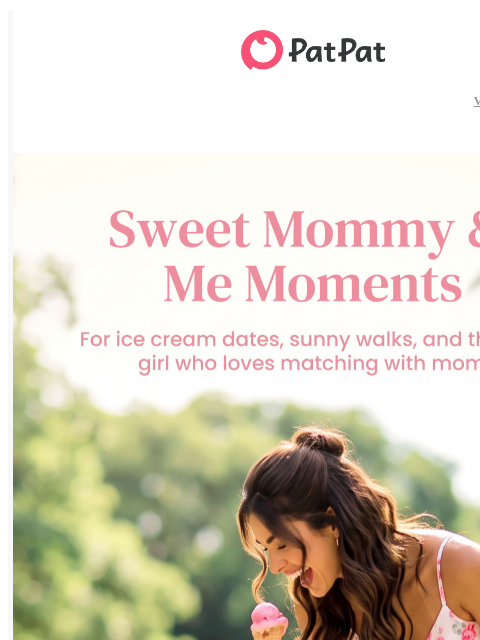 patpat newsletter: She’ll Love Matching With Mom 💕