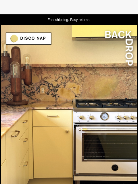 Fast shipping. Easy returns. Disco Nap ALL HAIL THE DISCO NAP. A light acid-yellow of your dreams. No more boring kitchens! Even just a touch of color can make your space feel brand new. SEE MORE