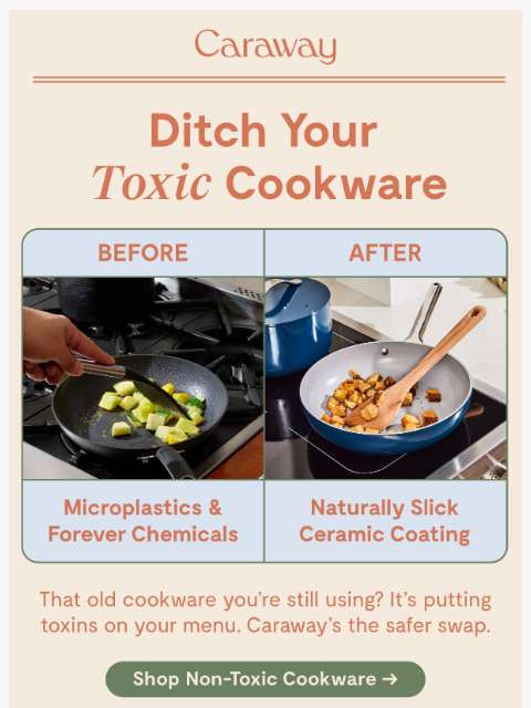 carawayhome newsletter: PTFE-Coated Pans?