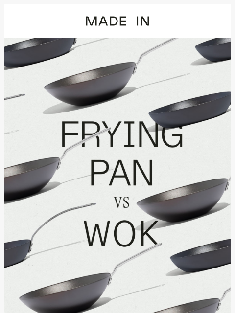 madeincookware newsletter: Wok vs. Frying Pan