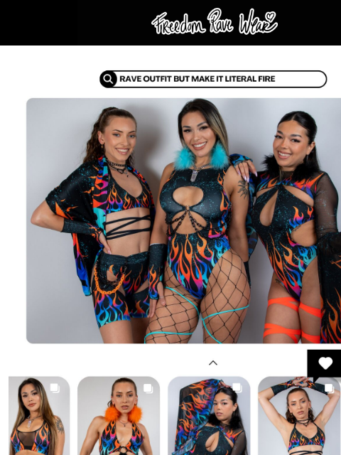 freedomravewear newsletter: Double Tap on Blaze 🔥