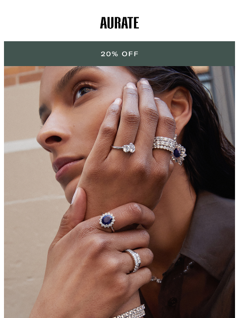 auratenewyork newsletter: 20% OFF DIAMONDS