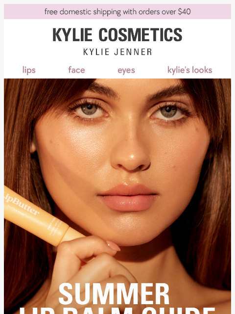 kyliecosmetics newsletter: must-have summer balms ☀️