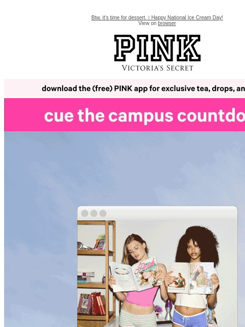 vspink newsletter: Last Day to Join the Party: 10/$40 🩲