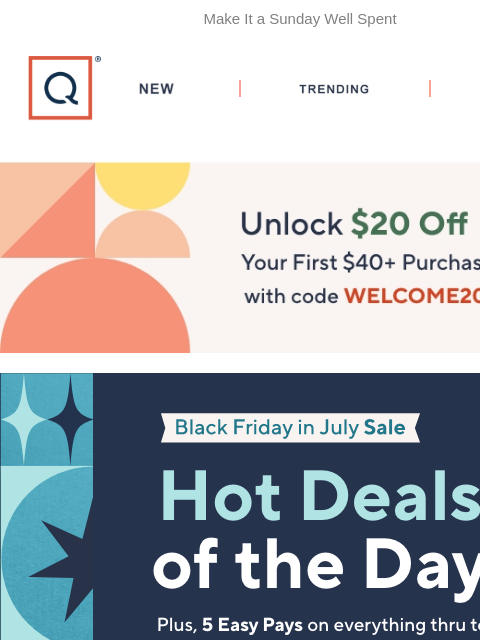 qvcemail newsletter: Ends Tonight: 5 Easy Pays!