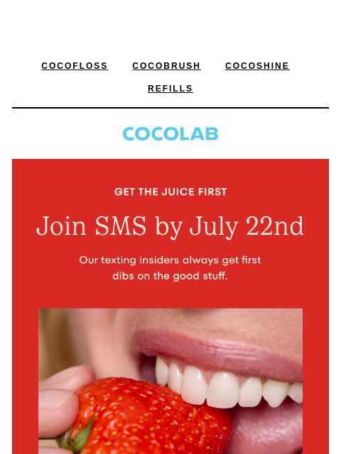 cocolab newsletter: A delicious secret is dropping soon…