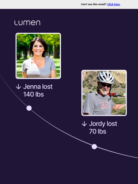 lumen newsletter: Real people, real results — one year later