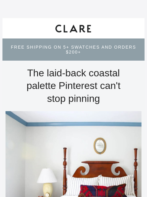 clare newsletter: The Nancy Meyers-approved color palette of summer ...