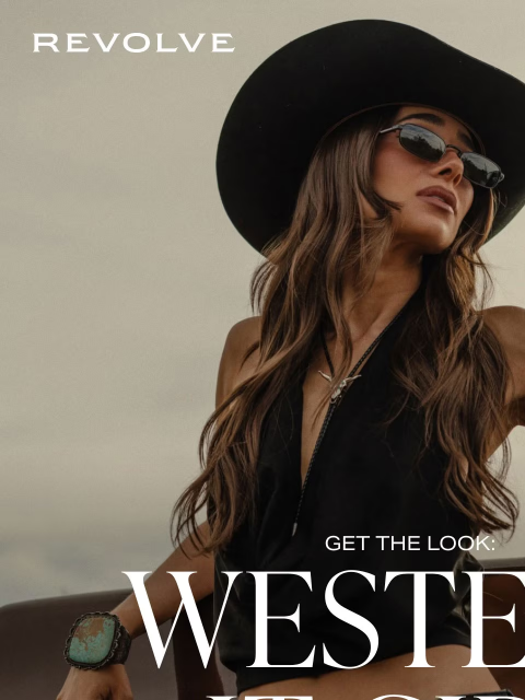 revolve newsletter: Get The Look: Western It Girl