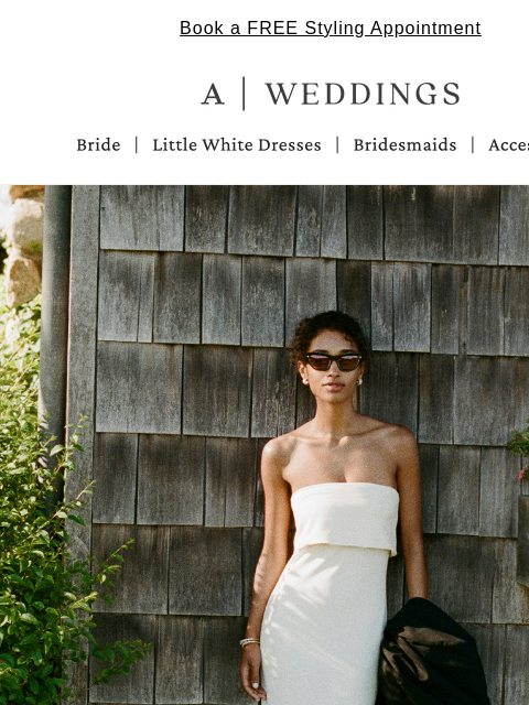 anthropologie newsletter: Top trends for the modern bride ✨