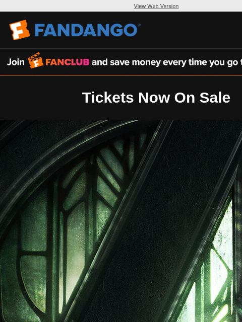 fandango newsletter: Get Tickets Now for Avengers: Doomsday