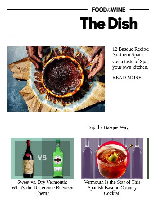 foodandwine newsletter: 12 Basque Recipes to Savor the Flavors of Northern...