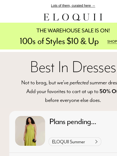 eloquii newsletter: OMG, CUTE DRESS