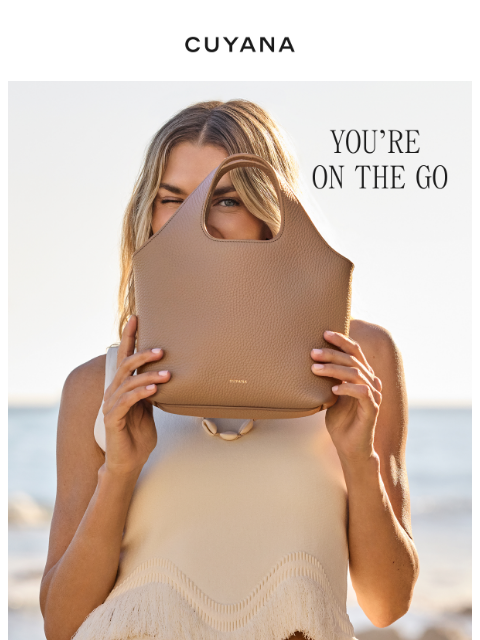 cuyana newsletter: If You're Always On the Go