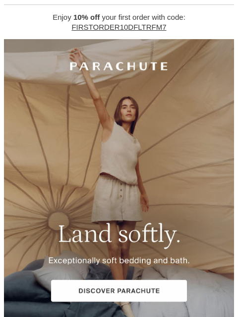 parachutehome newsletter: You're in the right place