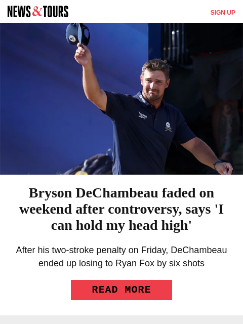 golfdigest newsletter: How Ryan Fox did the improbable