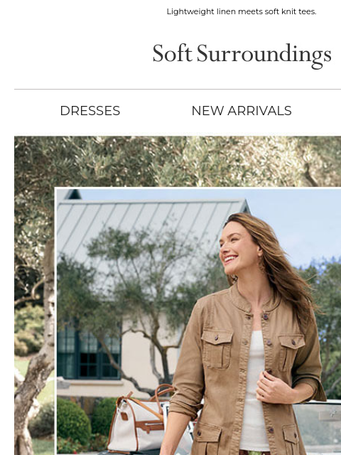 softsurroundings newsletter: Pants You’ll Pair Through the Seasons.