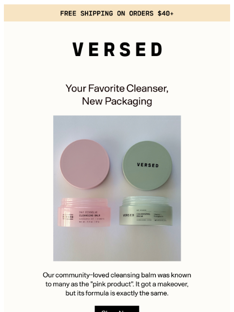 versedskin newsletter: Your Favorite Cleanser
