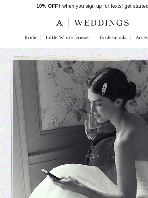 anthropologie newsletter: The 'I Do’ Itinerary