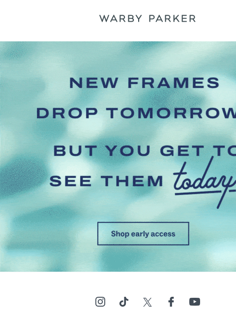 warbyparker newsletter: You were picked first