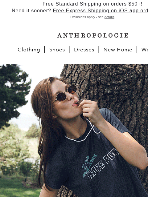 anthropologie newsletter: The Game Day Shop is OPEN! 🏈📣
