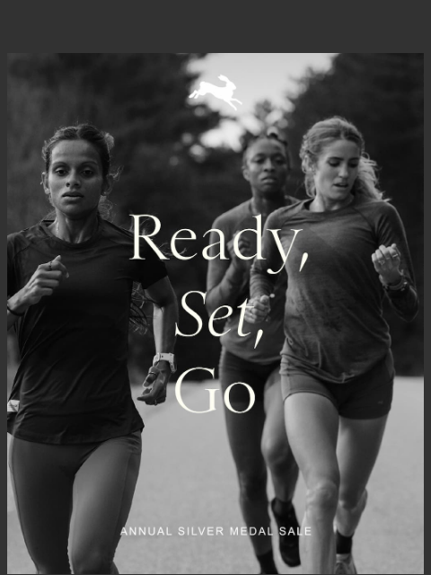 tracksmith newsletter: Our Annual Silver Medal Sale is Live