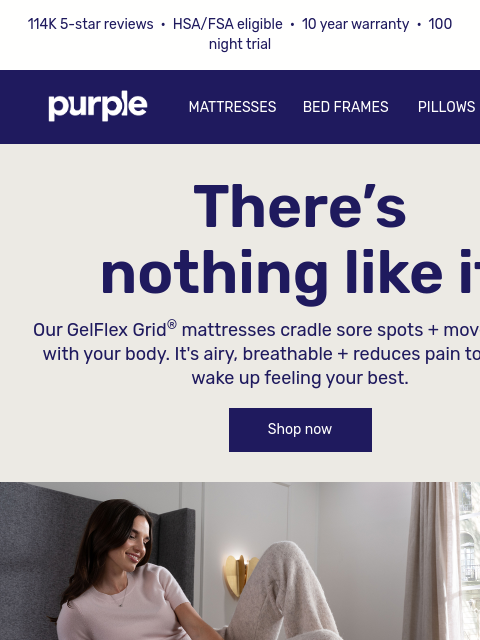 purple newsletter: What does better sleep feel like?